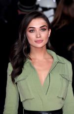 AMY JACKSON at Star wars: The Last Jedi Premiere in London  12/12/2017