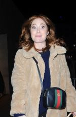 ANGELA SCANLON Leaves The One Show in London 12/19/2017