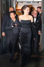 ANGELINA JOLIE Leaves Cipriani Wall St. in New York 12/15/2017