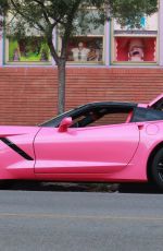 ANGELYNE Out Shopping in Hollywood 12/23/2017