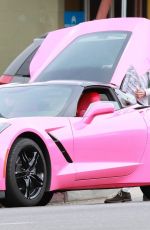 ANGELYNE Out Shopping in Hollywood 12/23/2017