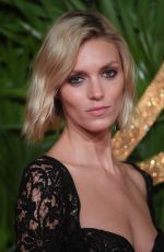 ANJA RUBIK at British Fashion Awards 2017 in London 12/04/2017