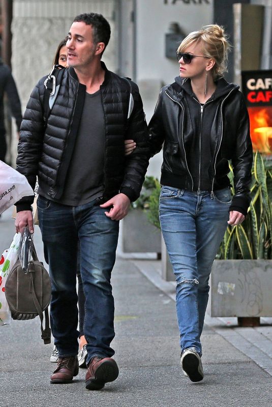 ANNA FARIS Out Shopping in Los Angeles 12/23/2017