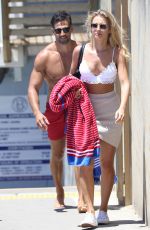 ANNA HEINRICH and Tim Robards at Bondi Beach in Sydney 12/27/2017