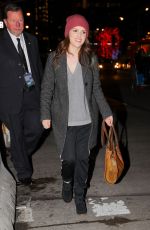 ANNA KENDRICK Leaves NBC Studios in New York 12/18/2017