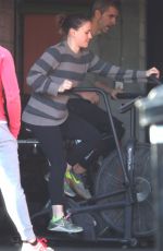 ANNA PAQUIN at a Gym in Los Angeles 12/22/2017