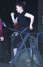 ANNA PAQUIN at a Gym in Los Angeles 12/22/2017