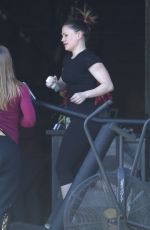 ANNA PAQUIN at a Gym in Los Angeles 12/22/2017
