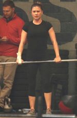 ANNA PAQUIN at a Gym in Los Angeles 12/22/2017