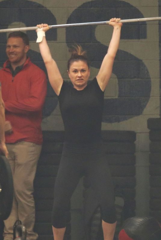 ANNA PAQUIN at a Gym in Los Angeles 12/22/2017
