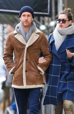 ANNE HATHAWAY and Adam Shulman Heading to a Gym in New York 12/06/2017