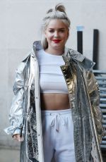ANNE MARIE Arrives at BBC Radio 1 Studios 12/12/2017