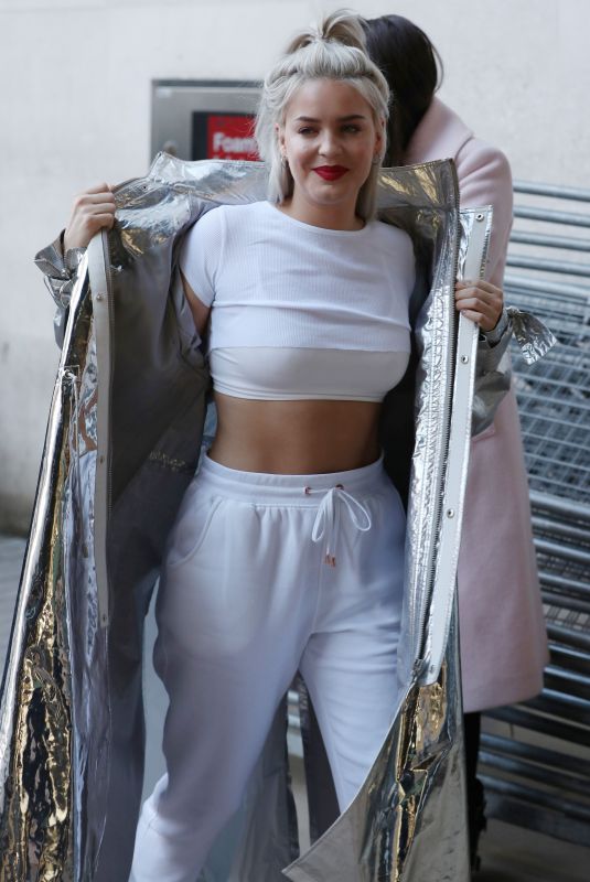ANNE MARIE Arrives at BBC Radio 1 Studios 12/12/2017
