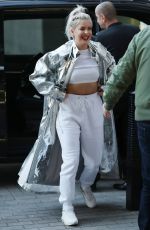 ANNE MARIE Arrives at BBC Radio 1 Studios 12/12/2017