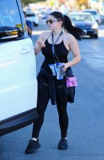 ARIEL WINTER Leaves a Gym in Los Angeles 12/28/2017