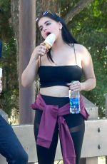 ARIEL WINTER Out for Ice Cream at Disneyland in Anaheim 12/09/2017