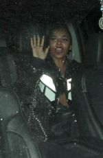 ASHANTI Arrives at a Party at Delilah in West Hollywood 12/17/2017