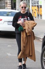 ASHLEE SIMPSON Out in Los Angeles 12/20/2017