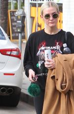 ASHLEE SIMPSON Out in Los Angeles 12/20/2017