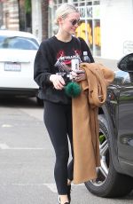 ASHLEE SIMPSON Out in Los Angeles 12/20/2017