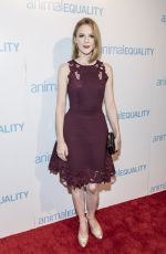 ASHLEY BELL at Animal Equality Global Action Annual Gala in Los Angeles 12/02/2017