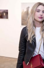 ASHLEY BENSON at Anton Yelchin: Provocative Beauty Opening Night Exhibition in New York 12/13/2017