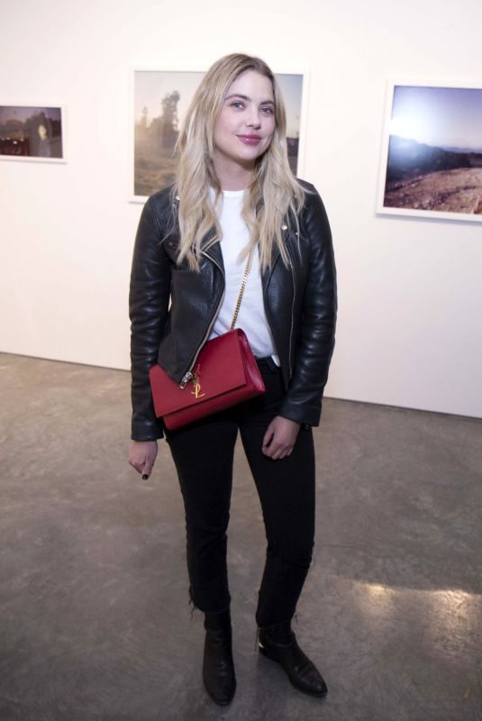 ASHLEY BENSON at Anton Yelchin: Provocative Beauty Opening Night Exhibition in New York 12/13/2017