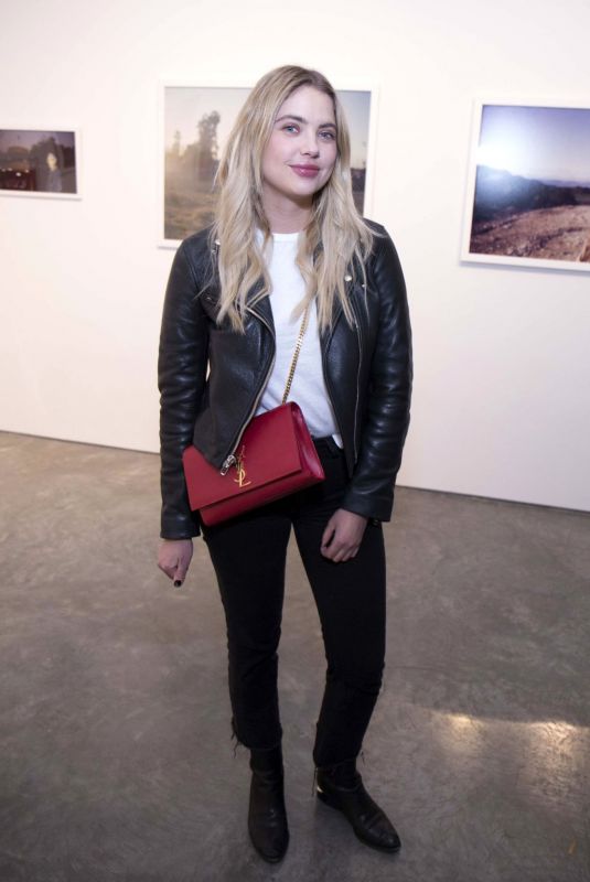 ASHLEY BENSON at Anton Yelchin: Provocative Beauty Opening Night Exhibition in New York 12/13/2017