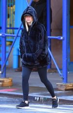 ASHLEY BENSON Heading to a Gym in New York 12/11/2017