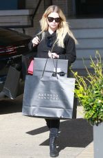 ASHLEY BENSON Shopping at Barneys New York in Beverly Hills 12/24/2017