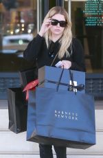 ASHLEY BENSON Shopping at Barneys New York in Beverly Hills 12/24/2017