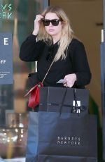 ASHLEY BENSON Shopping at Barneys New York in Beverly Hills 12/24/2017