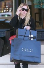 ASHLEY BENSON Shopping at Barneys New York in Beverly Hills 12/24/2017