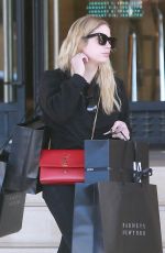 ASHLEY BENSON Shopping at Barneys New York in Beverly Hills 12/24/2017