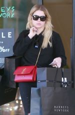 ASHLEY BENSON Shopping at Barneys New York in Beverly Hills 12/24/2017