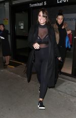 ASHLEY GRAHAM at Los Angeles International Airport 11/29/2017