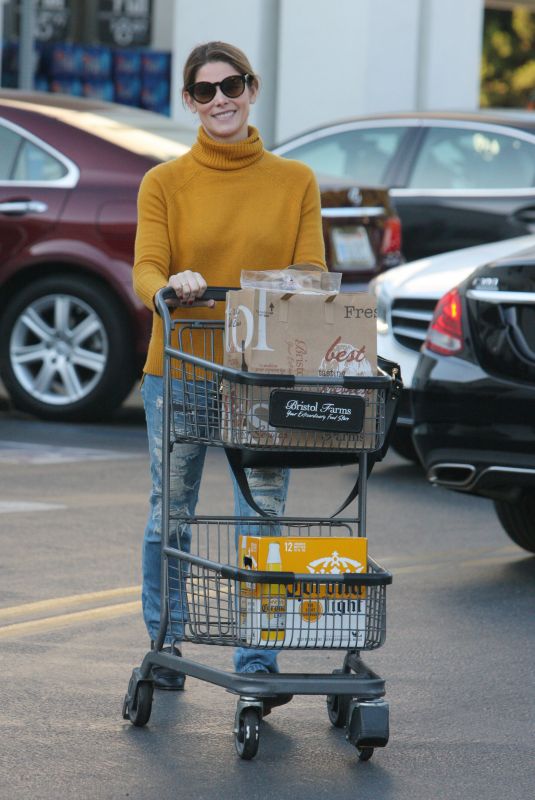 ASHLEY GREENE Shopping at Bristol Farms in Beverly Hills 12/19/2017