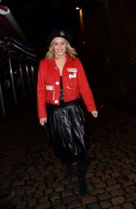 ASHLEY ROBERTS Arrives at Blue-Ggreen Secret Gig in London 12/11/2017