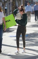 ASHLEY TISDALE Out Shopping in Beverly Hills 12/12/2017