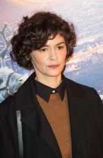 AUDREY TAUTOU at Santa and Cie Premiere in Paris 12/03/2017