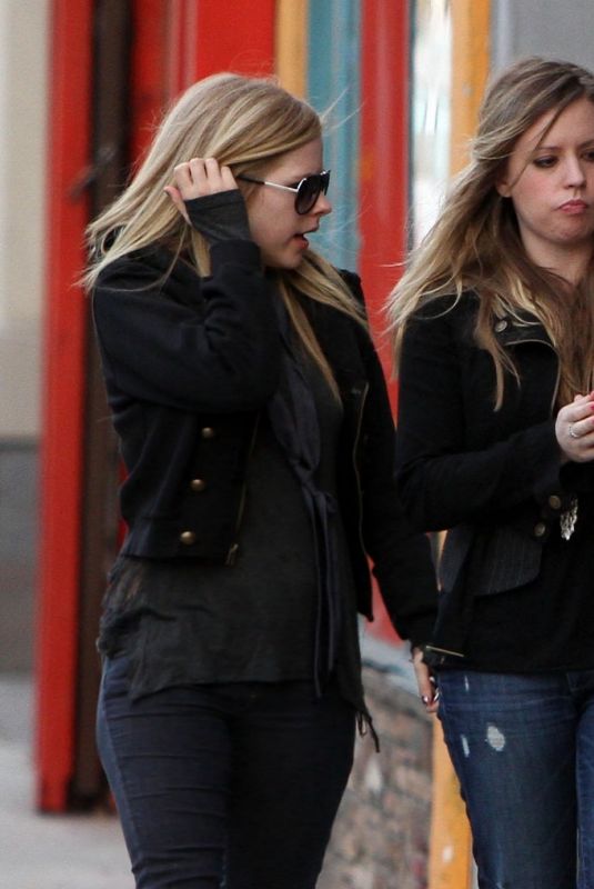 AVRIL LAVIGNE Out Shopping in Los Angeles 12/10/2017