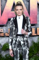 BECCA DUDLEY at Jumanji: Welcome to the Jungle Premiere in London 12/07/2017