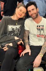 BEHATI PRINSLOO at Houston Rockets vs LA Lakers Game in Los Angeles 12/03/2017