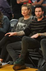 BEHATI PRINSLOO at Houston Rockets vs LA Lakers Game in Los Angeles 12/03/2017