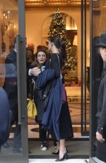BELEN RODRIGUEZ Leaves Her Hotel in Rome 12/02/2017