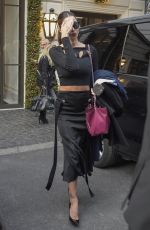 BELEN RODRIGUEZ Leaves Her Hotel in Rome 12/02/2017