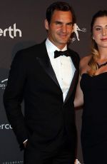 BELINDA BENCIC and Roger Federer at Hopman Cup New Years Eve Players Ball in Perth 12/31/2017