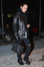 BELLA HADID Arrives at Her Apartment in New York 12/14/2017