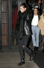 BELLA HADID Arrives at Her Apartment in New York 12/14/2017