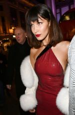 BELLA HADID Arrives at Tag Heuer Store Opening at Oxford Street in London 12/08/2017